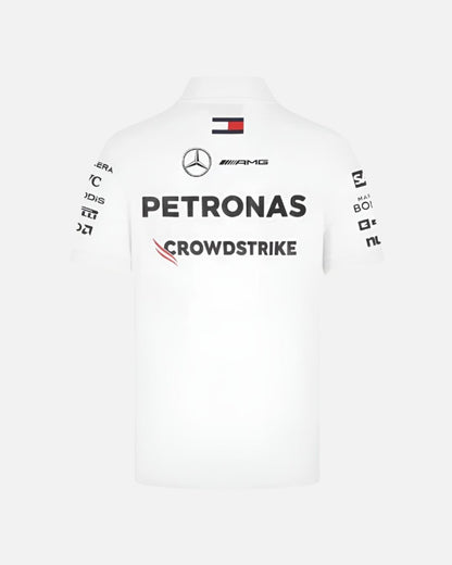 Petronas White Polo T-Shirt Unisex Motorsport Edition – Formova